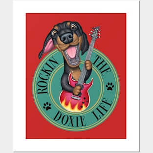 Rockin The Doxie Life Posters and Art